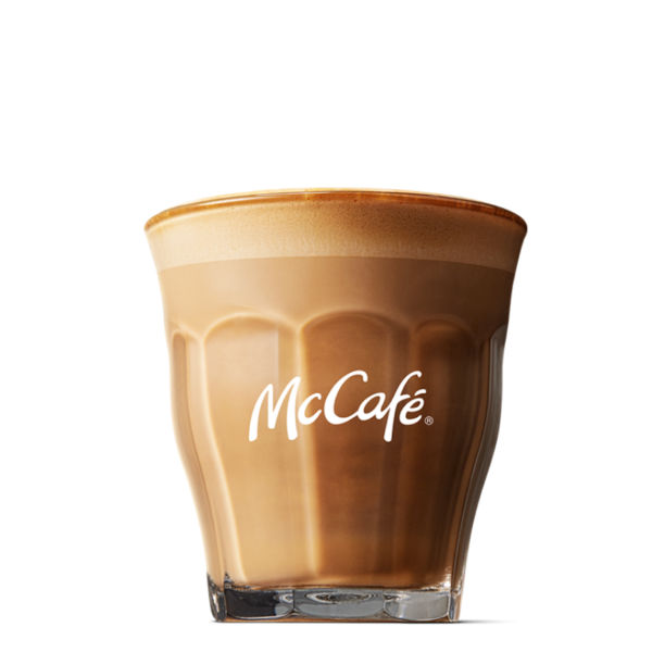 Latte - medium from McDonalds McCafé Drinks menu