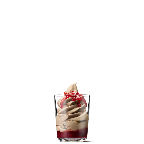 Strawberry Chocolate Sundae - large from McDonald's Desserts menu