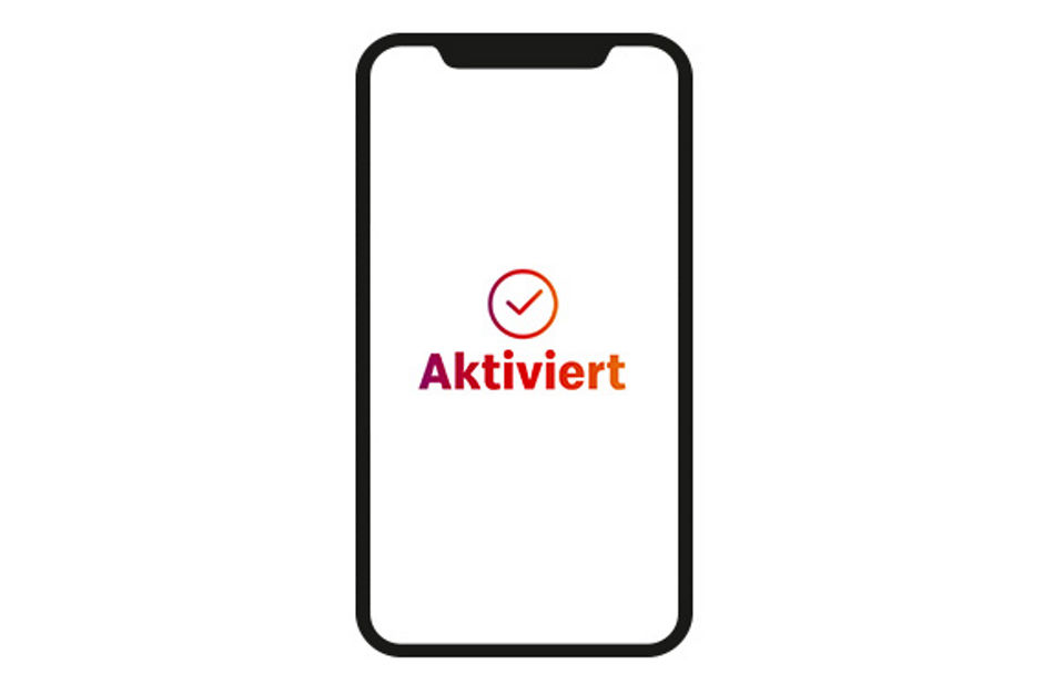 2. Es erscheint der Hinweis "Aktiviert"