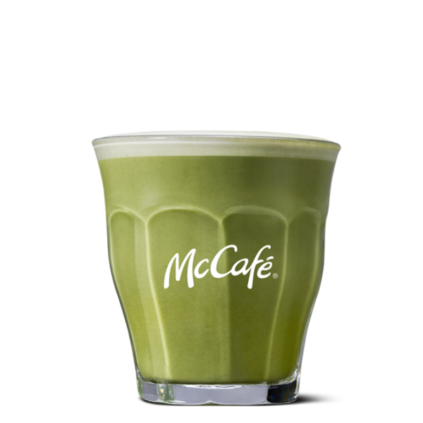 Matcha Latte - medium from McDonalds McCafé Drinks menu