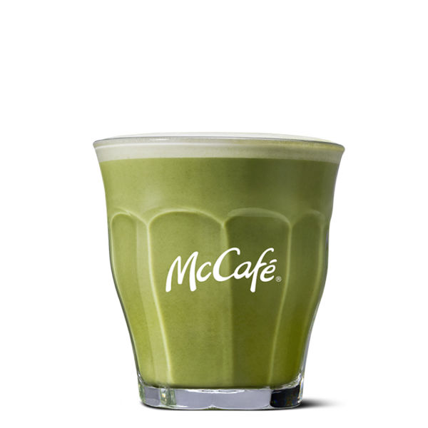 Matcha Latte - medium from McDonalds McCafé Drinks menu
