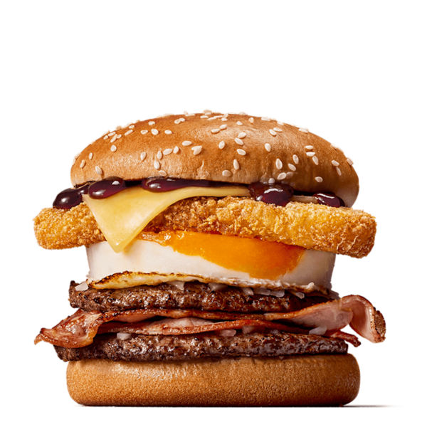 Big Brekkie Burger from McDonald's Breakfast menu