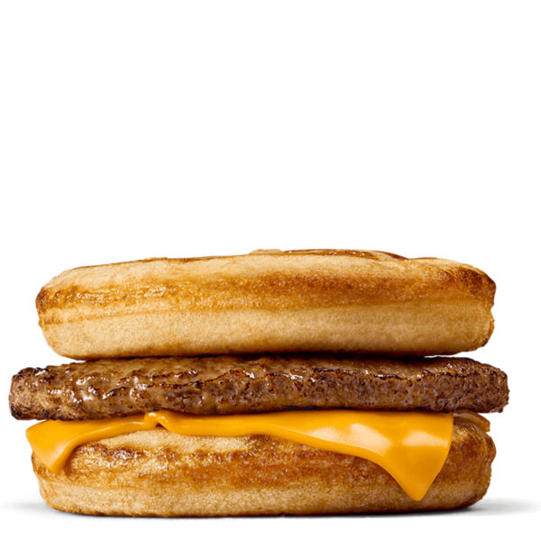 Sausage & Cheese McGriddles from McDonald's Breakfast menu