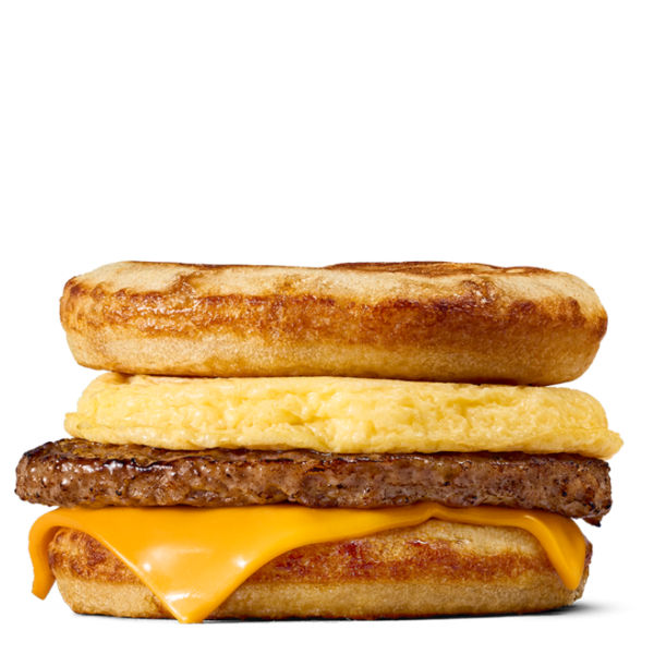 Sausage, Egg & Cheese McGriddles from McDonald's Breakfast menu