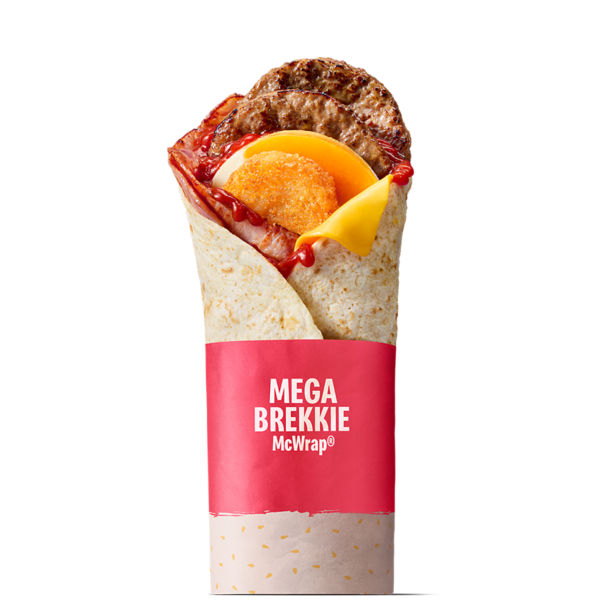 Brekkie McWrap from McDonald's Breakfast menu