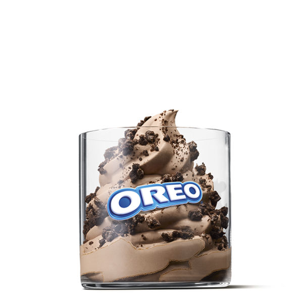 OREO Cookies® Chocolate McFlurry® from McDonald's Desserts menu