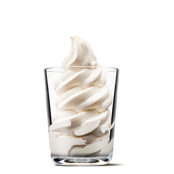 Plain Sundae - large from McDonald's Desserts menu