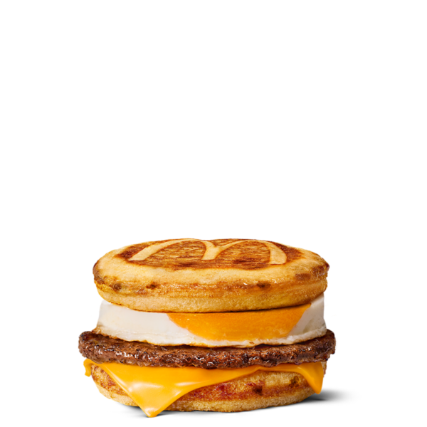 Sausage, Egg & Cheese McGriddles from McDonald's Breakfast menu