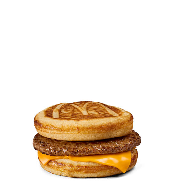 Sausage & Cheese McGriddles from McDonald's Breakfast menu