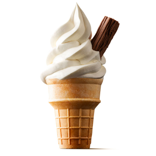 Soft Serve Cone with Cadbury® Flake® from McDonald's Desserts menu