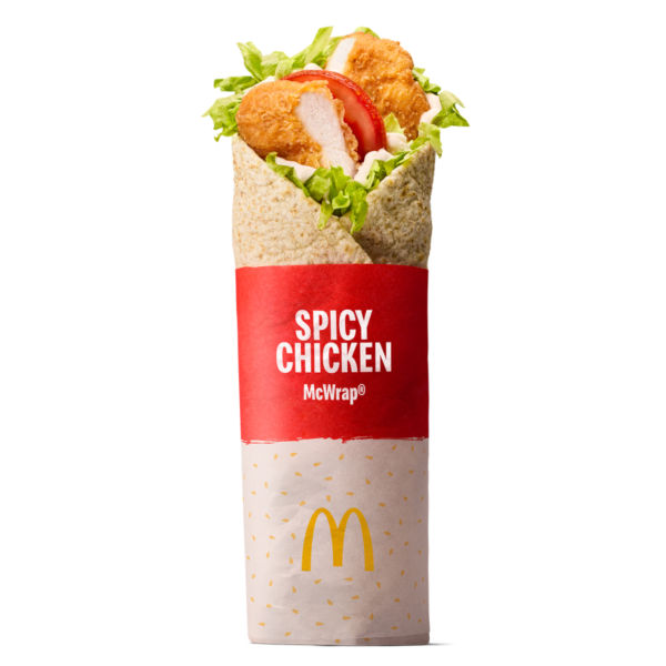 Spicy Chicken McWrap from McDonald's Chicken and Fish menu