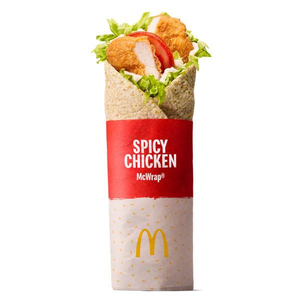 Spicy Chicken McWrap from McDonald's Chicken and Fish menu