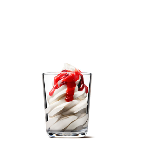 Strawberry Sundae - small from McDonald's Desserts menu
