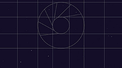 Circular diagram on graph paper