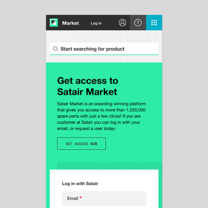 Satair mobile image