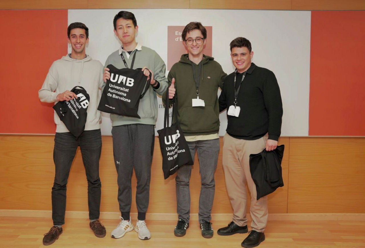 Winning team Moody’s Analytics challenge