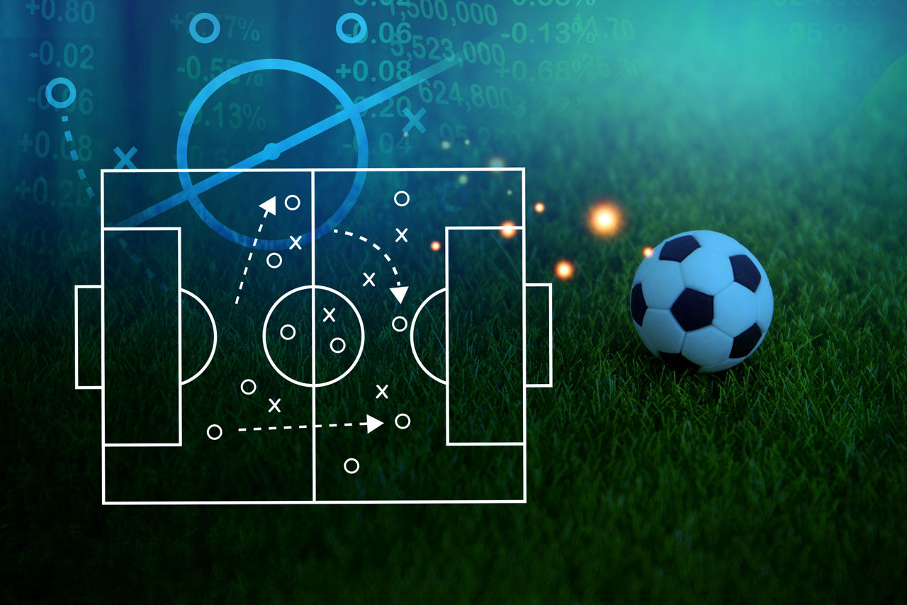 Football data analytics, soccer manager tactics and planning, and online sports betting information