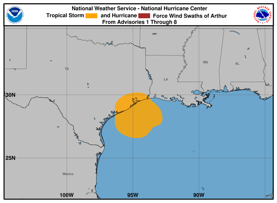 Tropical Storm Arthur (AL012026)