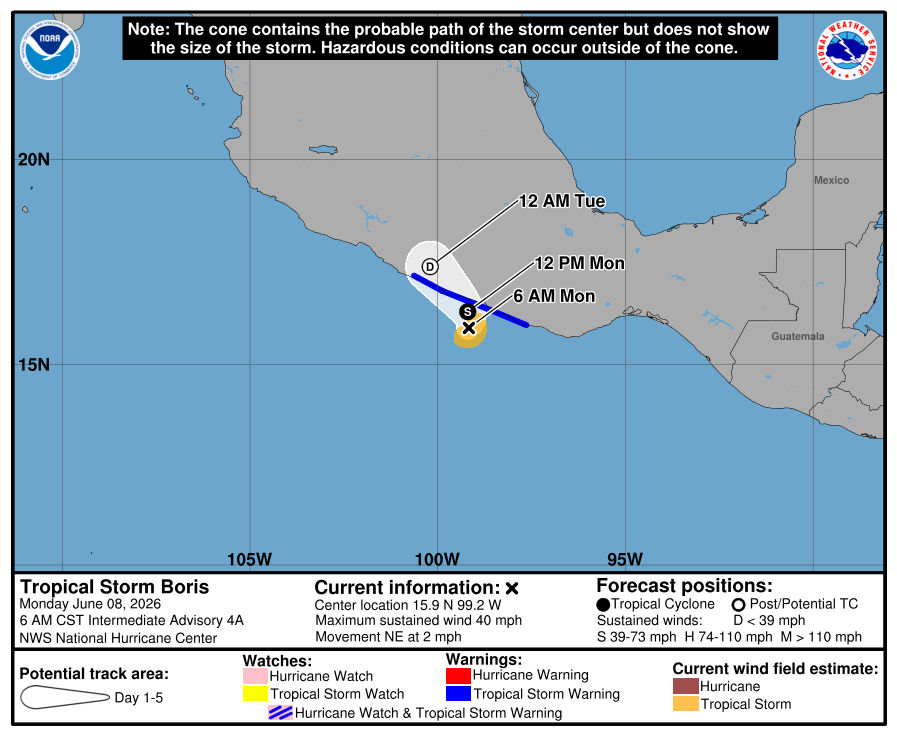 Tropical Storm Boris (EP022026)