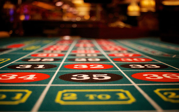 Roulette Table at a casino