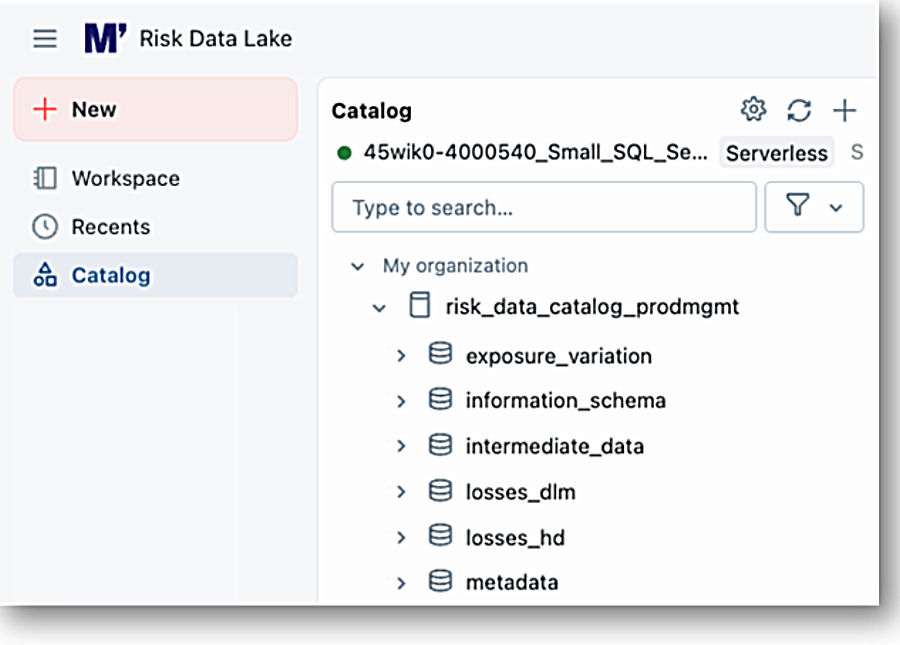 Moody's Risk Data Lake