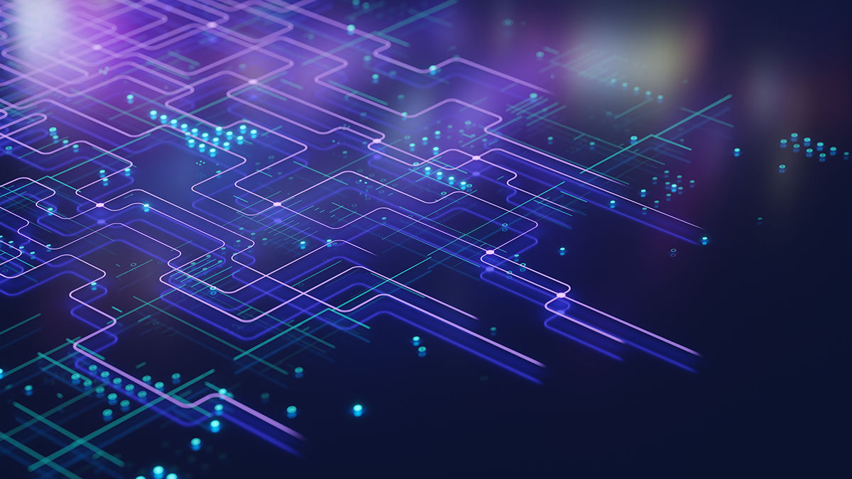 Network connection, big data visualisation. Abstract digital background. Technology backdrop.