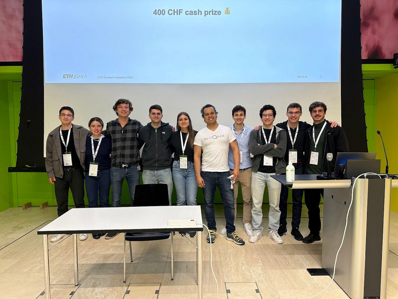 Winning team and honorable mention Moody’s & QuEra Computing challenge