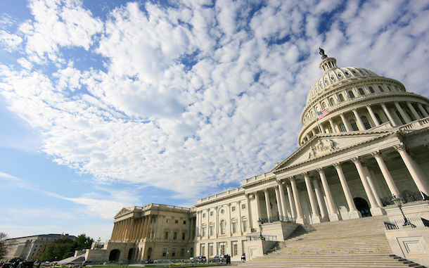 The capitol building in Washington, DC.