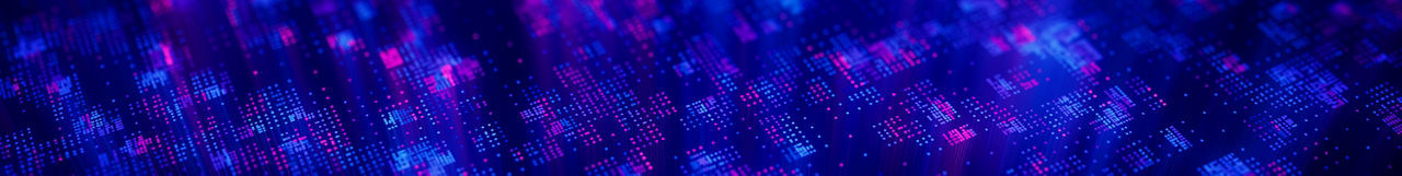 Big Data clusters complex graph. Quantum computing patterns. Cyber space of AI technology neural connections. Futuristic graph. Digital information presentation