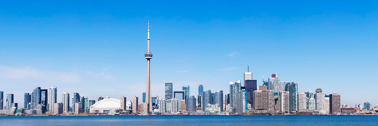 Toronto city skyline, Canada.
