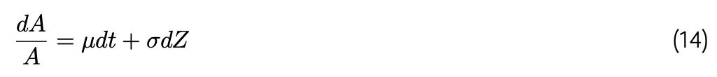 Linking the risk-neutral and physical probability of default (formula 14)