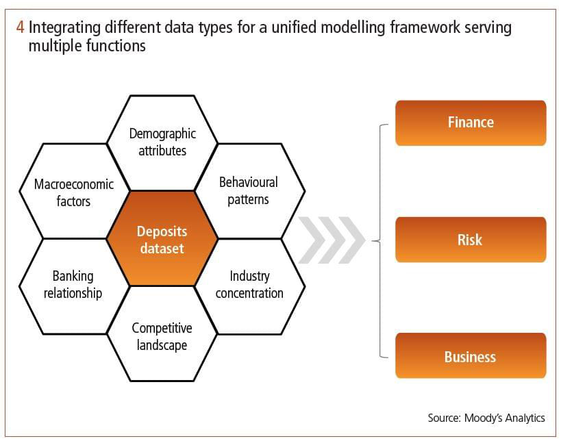 Integrating different data types for a unified modeling framework serving multiple functions