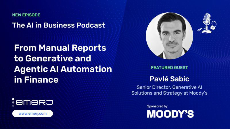 Moody's Pavle Sabic on Emerj's AI in business podcast