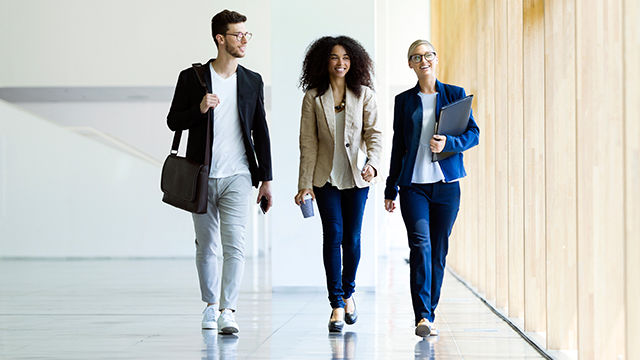 Group of people on a business meeting