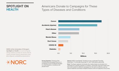 Americans Donate to Campaigns for These Types of Disease and Conditions
