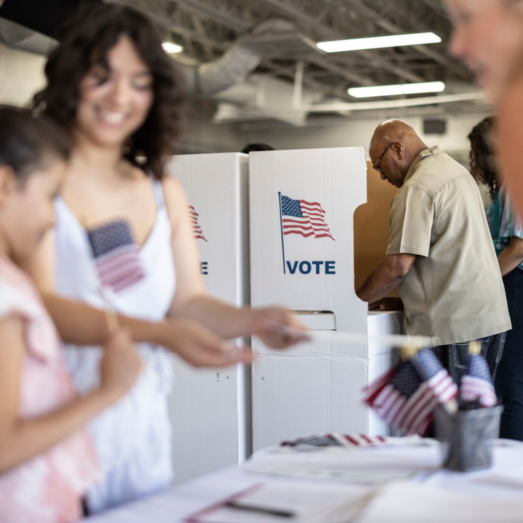 Autumn Street Food Festival on the lively avenue in West Reading, Pennsylvania. Bustling cafes and food trucks lining Penn Avenue. Drone view