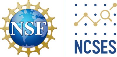 logos for NSF and NCSES