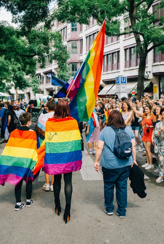 LGBTQ+ demonstration march