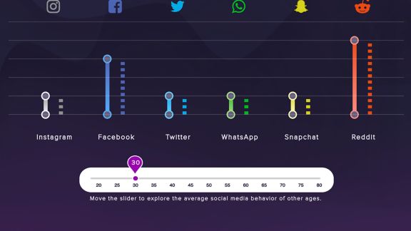 Screenshot of What's Your Social Media Age tool