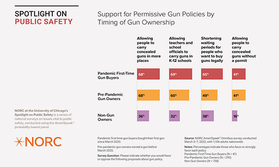Support for Permissive Gun Policies by Timing of Gun Ownership