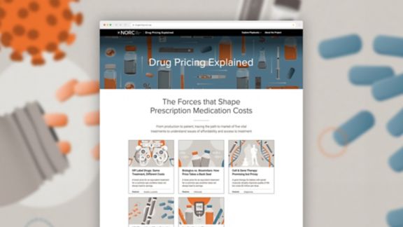 Screenshot of the Drug Pricing Explained microsite