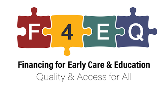 F4EQ Logo: Financing for Early Care & Education, Quality & Access for All
