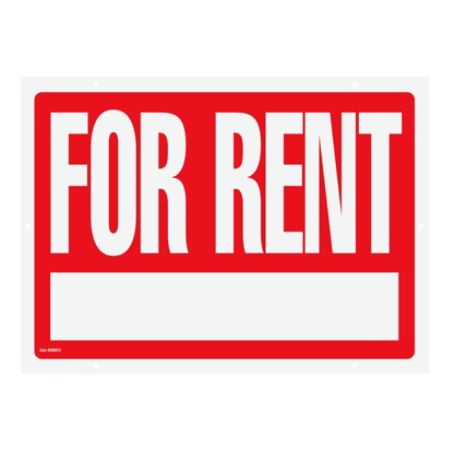 Cosco For Rent Sign With Stake Kit 16 x 22 12 RedWhite by Office Depot ...