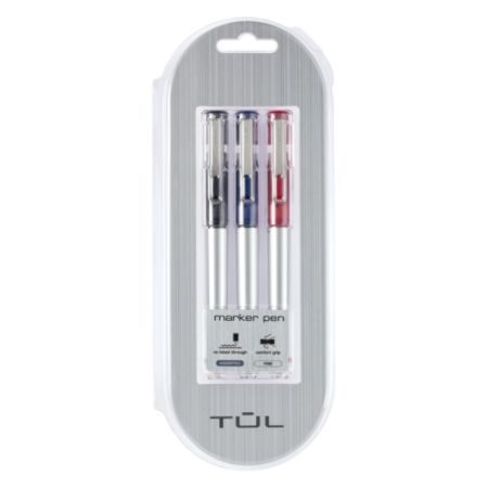 TUL Marker Pen Fine 0.8mm Assorted 3pk by Office Depot & OfficeMax
