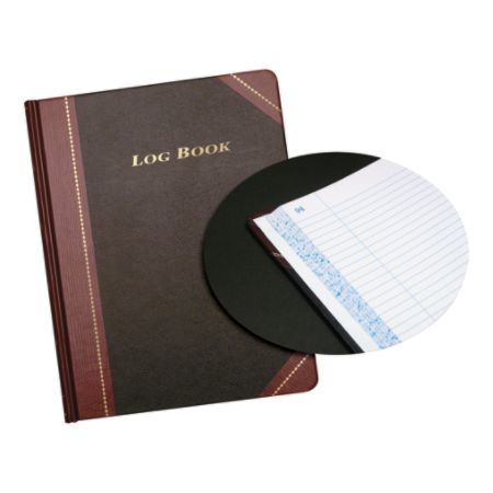 Adams Log Book 8 18 x 10 38 150 Pages Brown by Office Depot & OfficeMax