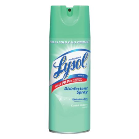 Lysol Ready To Use Disinfectant Spray Crystal Waters Scent 12.5 Oz Case ...