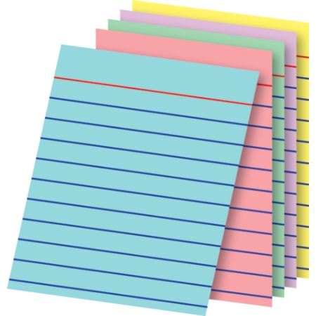 Office Depot Brand Mini Index Cards 3 x 2 12 Assorted Colors Pack Of ...