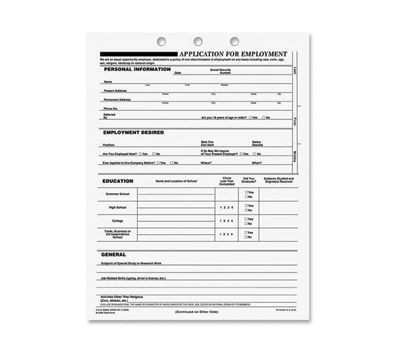 Hiring Forms at Office Depot OfficeMax