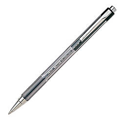 Pilot Better Retractable Ballpoint Pen Fine Point 0.7 mm Translucent Black Barrel Black Ink