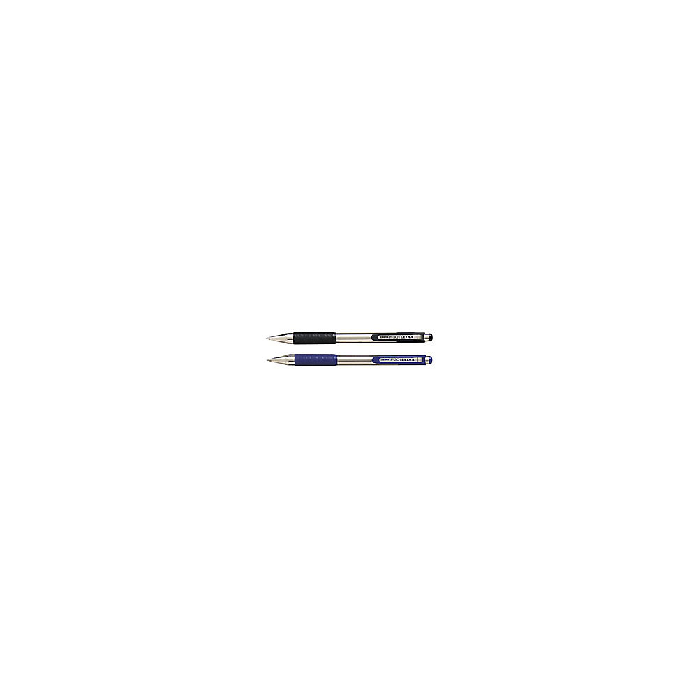 Zebra F 301 Ultra Retractable Ballpoint Pens Retractable Ballpoint Pen Black WAluminum